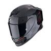 Moto přilba SCORPION EXO-R1 EVO CARBON AIR CYNERGY černo/červená - Velikost XL