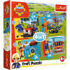 Trefl Puzzle 4v1 - Odvážny Požiarnik Sam / Prism A&D Fireman Sam 34387