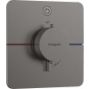 Hansgrohe ShowerSelect Comfort Q, termostat pod omietku pre 1 spotrebič, kartáčovaný čierny chróm, HAN-15581340