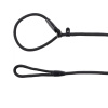 Flamingo Anti-pull Leash Allegro - tlmivka pre psa, nastaviteľné upínacie vodítko s rukoväťou, čierne lano, 165cm - XS