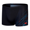 Speedo Men's Hyperboom V Cut Swim Shorts Blk/Blue/Red 28