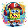 CUKROVÁ TLAČ jedlý obrázok na tortu Cukrová hmota SPONGEBOB BAJKA + MENO TEXT