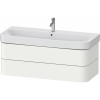 DURAVIT Happy D.2 Plus závesná skrinka pod umývadlo, 2 zásuvky, 1175 x 490 x 415 mm, biela matná lakovaná, HP4389036360000