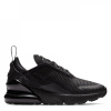 Nike Air Max 270 Childrens Trainers Triple Black 2 (34)