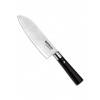 Damaškový Santoku Japonský nůž Damast Black 17 cm - Böker Solingen (Damast Black Santoku Kuchařský nůž 17 cm - Böker Solingen)