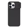 Nillkin CamShield Silky Silikónové puzdro pre iPhone 15 Pro (čierne)