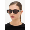 Slnečné okuliare Gucci dámske, čierna farba, GG1667SK, 54