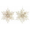 Vianočné ozdoby - Snight's Pendant Snowflakes Set 2 ks zlato 148148 (Vianočné ozdoby - Snight's Pendant Snowflakes Set 2 ks zlato 148148)