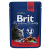 Brit Premium Cat kapsa with Beef Stew & Peas 100g