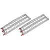 Q-TECH Nájazdová rampa ATV hliníková skladacia, QTECH (1 PÁR, STRIEBORNÁ) M002-63