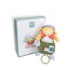 Doudou et Compagnie Paris Doudou Darčeková sada Plyšová krava Aneth hrajúca melódiu 20 cm