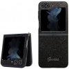 Guess PC/TPU Glitter Flakes Metal Logo Zadný Kryt pre Samsung Galaxy Z Flip 5 Black (57983116153)