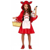 Kostým pre dievča - Little Red Riding Hood Fiestas Giirca R. 146 (Kostým s kapucňou Little Red Riding s knedlami 145-158 cm)