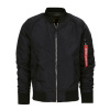 FOSTEX GARMENTS Letecká letná FOSTEX bunda MA-1 bomber, čierna Konfekčná veľkosť: XL