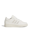 adidas Rapid Court Low-Top Trainers Womens Triple White 5 (38)