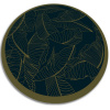 Okrúhly vinylový domáci koberec Okrúhly vinylový domáci koberec skeletové listy dww-w0007171