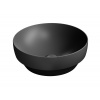 GSI PURA keramické umývadlo na dosku, piemer 40cm, čierna mat SPH 884626