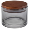 Homeware DÓZA NA VATOVÉ TAMPÓNY sivá, farba akácie - Kúpeľňové doplnky - 007112011104