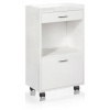Sibel LUXE kozmetický taburet 50x35x86cm, biely Oficiálna distribúcia