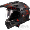 MOTOCYKLOVÁ PRILBA LS2 MX702 PIONEER II CRAZY RED S Enduro Adventure Cross