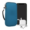 kwmobile Universal telefon Pouch Size XL - 6.7/6.8 - Neoprene smartphone Pouch with Zip - Water-Repellent Mobile Pouzdro na telefon - Sleeve in Cornflower modrá