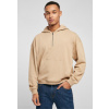 Urban Classics Pánska mikina Boxy Zip Hoody Farba: unionbeige, Veľkosť: 5XL