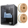 CREALITY 3D 3D tlačiareň Creality K1 Max, rýchlosť tlače 600 mm/s + 2* 1 kg bieleho vlákna Hyper PLA