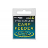 Drennan háčky bez protihrotu Eyed Carp Feeder Barbless vel. 10