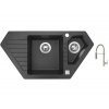 Set Sinks BRAVO 850.1 Granblack + batéria Sinks MIX 35 PROF S chróm