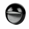 Schodiskové LED svietidlo okrúhle 3W, 3000K, 210lm, čierne VT-1182 (V-TAC)