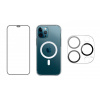 3PACK - Hydrogel + Crystal Air kryt s MagSafe + ochranné sklíčko kamery pre iPhone 12 Pro Max