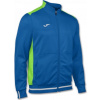 Joma Mikina CAMPUS II JACKET ROYAL-GREEN FLUOR Veľkosť: 5XS