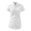 MALFINI Košile Chic 214, krátký rukáv, dámská MAL-2140017 2XL Bílá