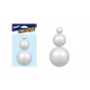 MFP guľa set 2, 4, 6cm/3ks hladká 8885503
