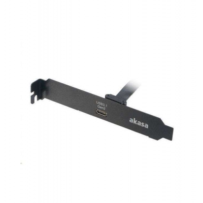 AKASA - USB 3.1 gen 2 Typ C PCI záslepka (AK-CBUB37-50BK)