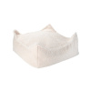 Wigiwama Sedací vak Teddy Ottoman Cream White