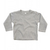 Babybugz Detské tričko s dlhým rukávom BZ11 Heather Grey Melange 6-12 Monate