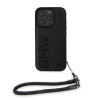 BMW Leather Signature and Strap zadný kryt pre iPhone 16 Pro Black