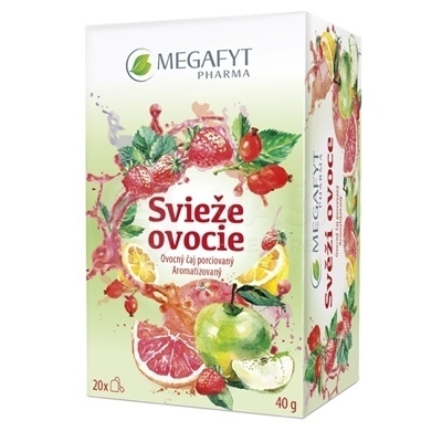 Megafyt Ovocný čaj Svieže ovocie 20x2 g nálevových vrecúšok