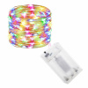 SPRINGOS LED reťaz Nano - 10m, 100LED, 3xAA, multicolor