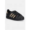 Kožené tenisky adidas Originals Superstar II W čierna farba, JS1340