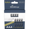 MediaRange Nabíjateľná batéria USB-C Li-Ion Micro AAA, 1,5 V, 500 mAh, 4 ks