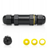 Interlook Hermetická káblová spojka IP68 | Vodotesná skrutkovacia spojka 5-pin 450 V 32 A pre káble 4–14 mm | M685-A
