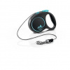 Flexi Black Design lanko modré XS 3 m do 8 kg