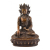 Sanu Babu Budha Šákjamúni s korunou, mosadzná soška, 23cm