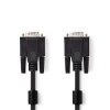 Nedis Nedis CCGB59000BK20 - Kabel VGA | VGA Zástrčka - VGA Zástrčka | 2 m | Černá barva