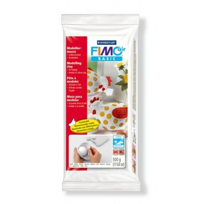 Modelovacia hmota, 500 g, FIMO "Air Basic", biela