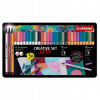 STABILO ARTY Pen 68 brush Pen 68 & point 88 30 ks sada v plechu