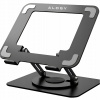 Stolík pod laptop Alogy, nastaviteľný, otočný o 360°, kovový, pre notebooky do 17,3