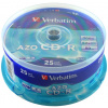 Verbatim CD-R AZO Crystal 52x, 700MB, 25 ks (Spindl) 43352